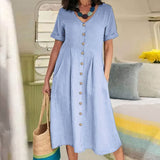 Briar – Effortless Buttoned Haljina