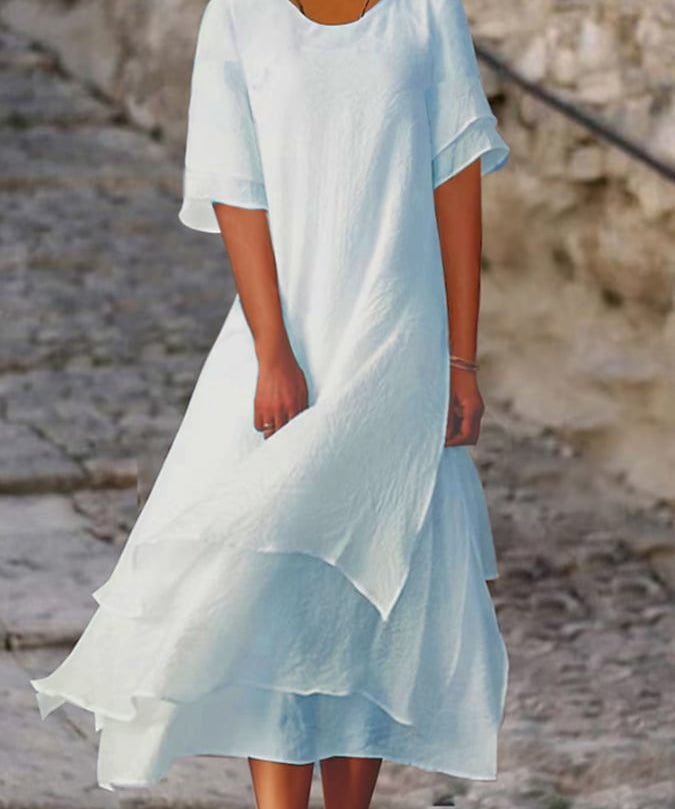 Hermine – Elegantna Slojevita Haljina