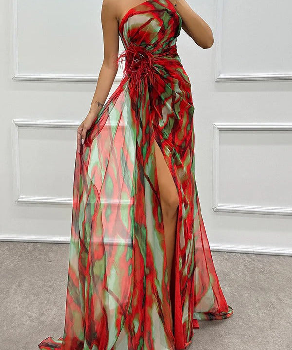 Živahna Draped Haljina