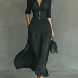 Courtney – Luxury Pleated Maksi haljina