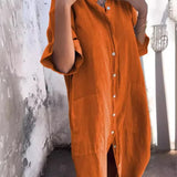 Paige – Buttoned Lagana Haljina