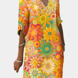 Šarena haljina s cvjetnim uzorkom