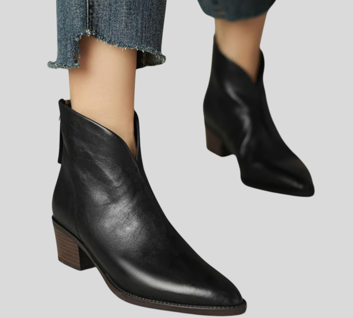 Lorena - Luksuzne Gležnjače S Niskom Petom