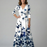 Celine | Midi haljina s preklopom