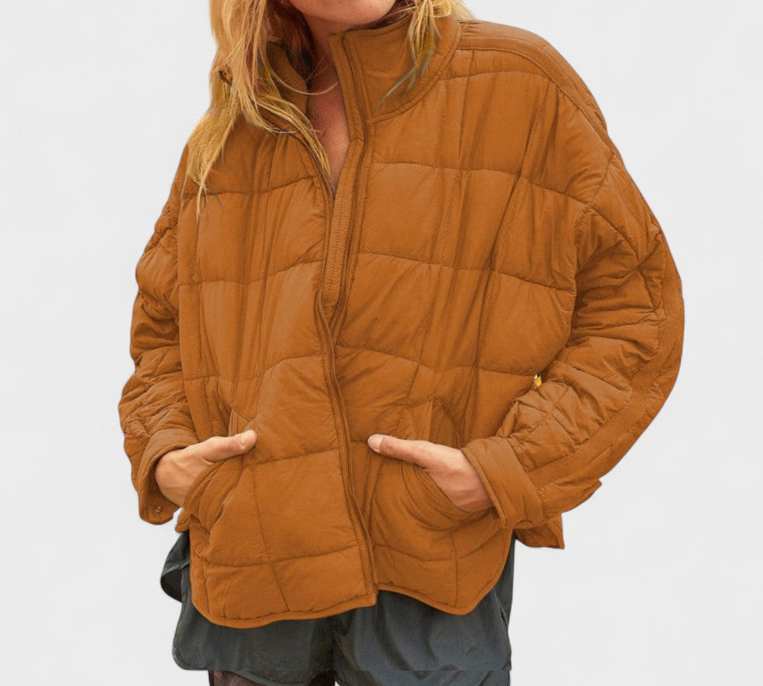 Aurora – Lagana kompaktna zip puffer jakna