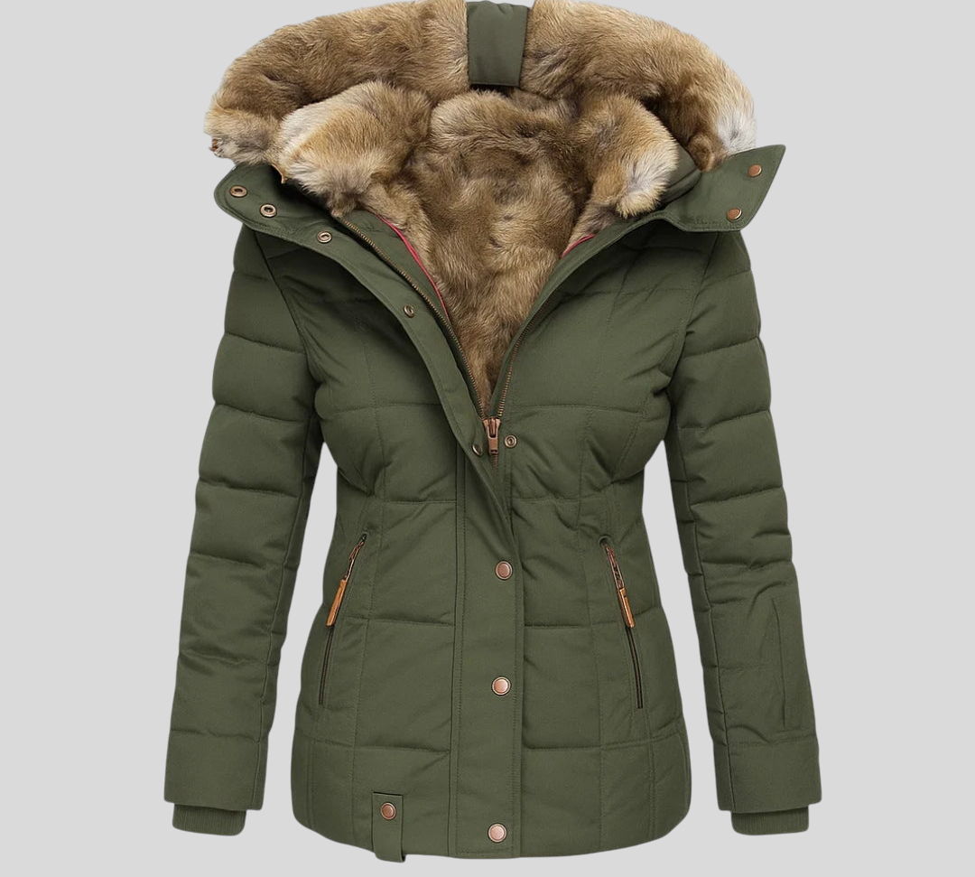 Anna - Zimski Kaput Podstavljen Krznom