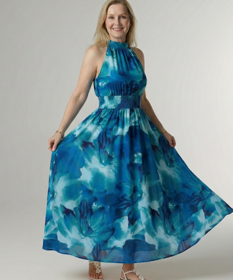 Sylin | Halter Midi Haljina