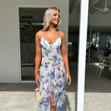 Pippa | ženski Wedding Guest cvjetna plisirana maksi haljina Summer 2026