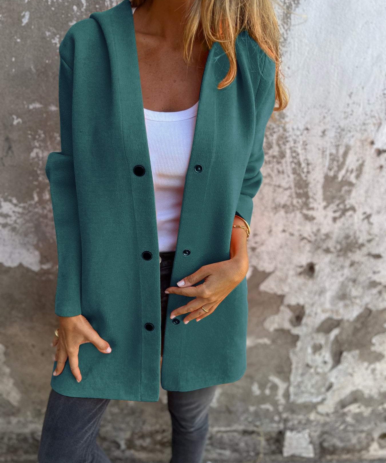 Lucija - Casual Cardigan s Kapuljačom