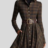 Sarah - Vintage Inspirirana Maxi Haljina S Remenom