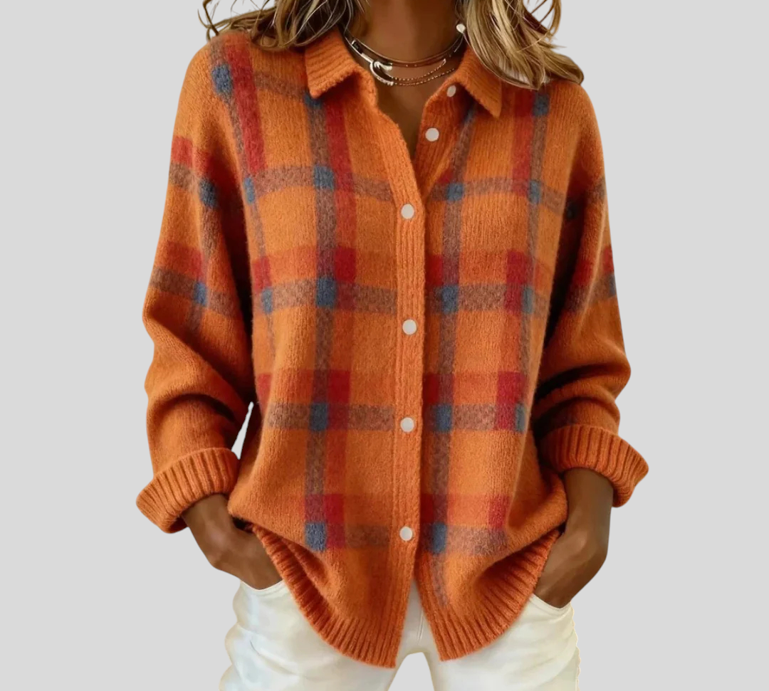 Evelyn - Klasični Prugasti Pulover