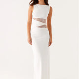 Leni™ | Maxi Haljina Koja Laska Figuri s Diskretnim Izrezima i Vezicom