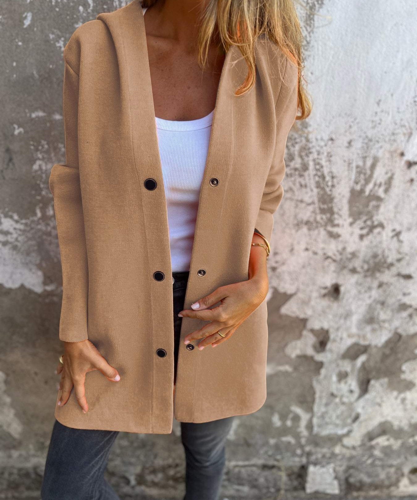 Lucija - Casual Cardigan s Kapuljačom