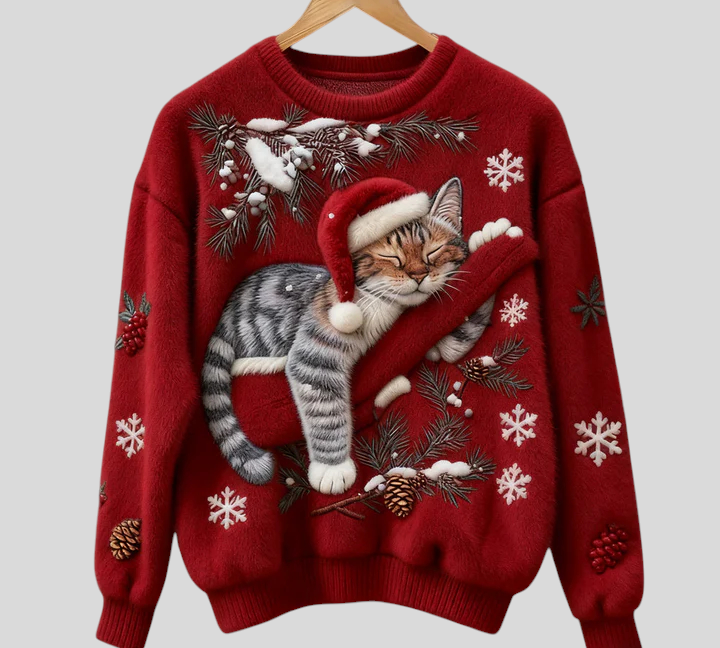 Živana - Božićni Džemper Za Mačke