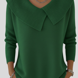 Lucille - Topla Pletena Majica S Mekim Ovratnikom