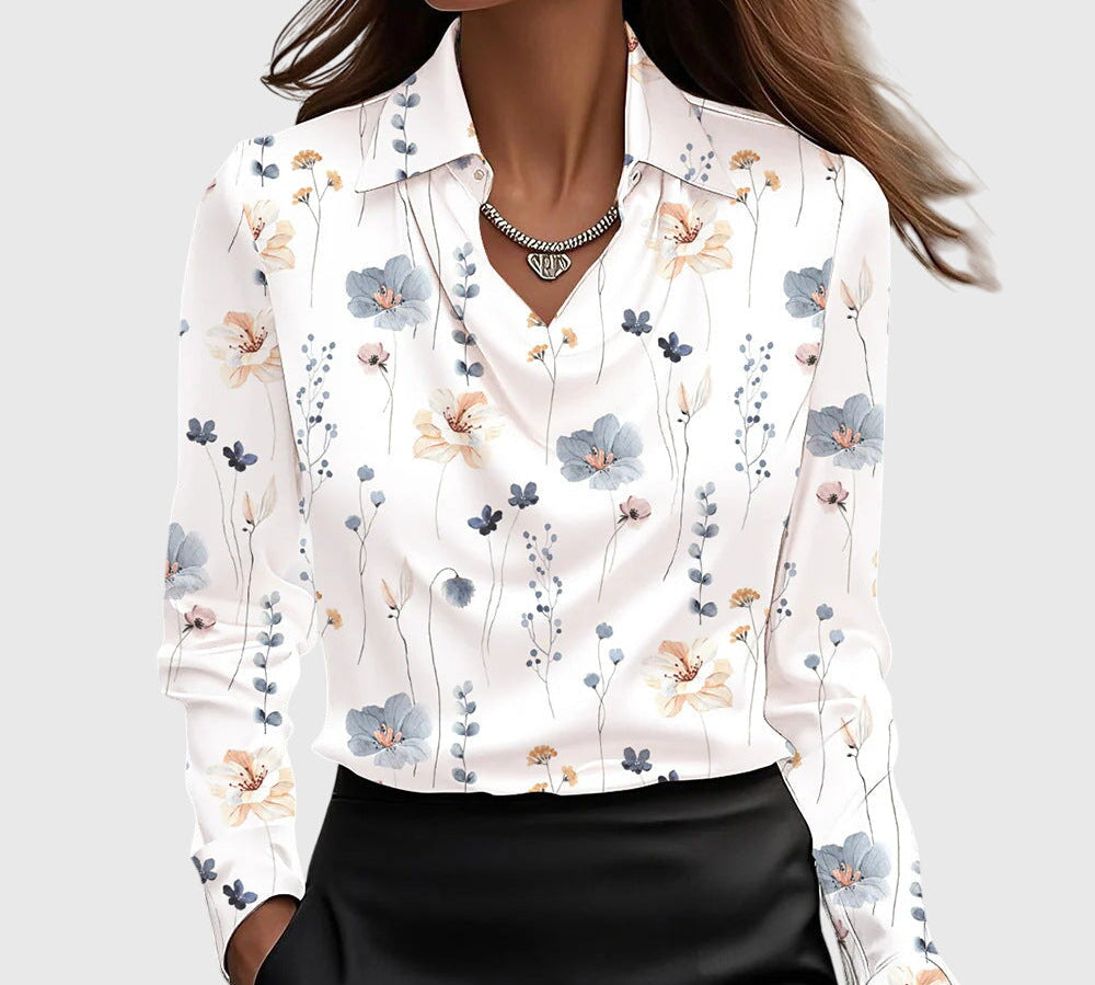 Brooklyn – Elegantna Bluza od Sjajnog Satena