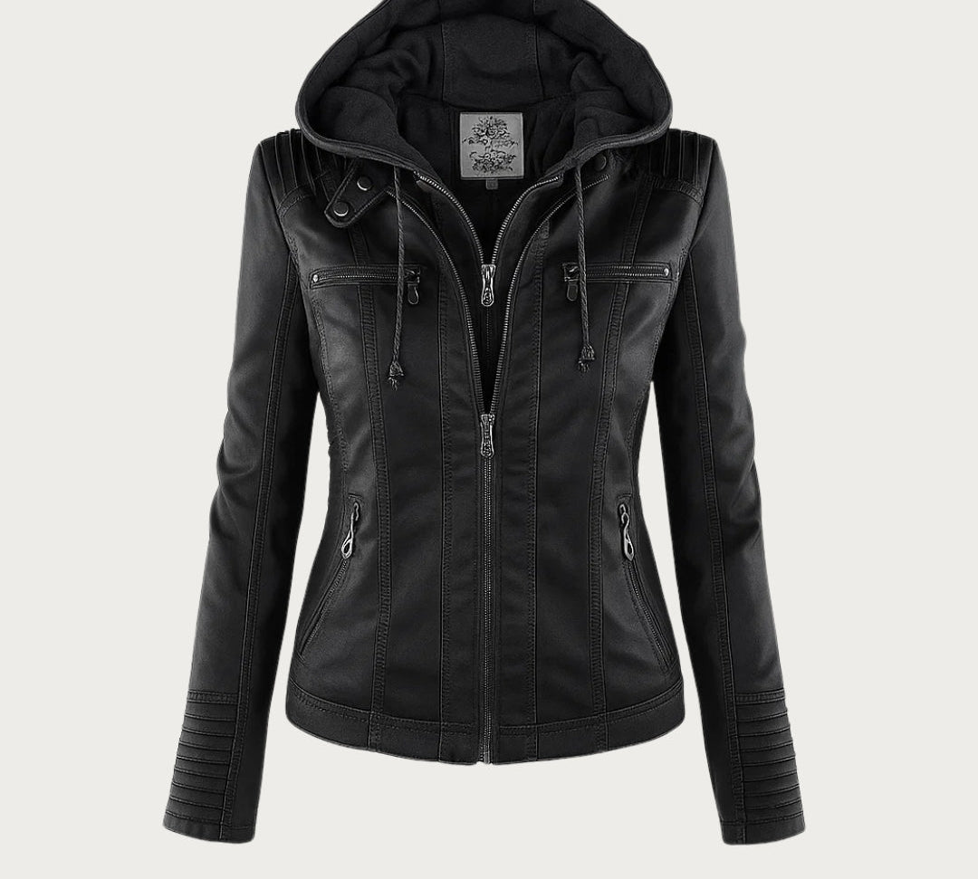 Laurina™ | Robusna i elegantna kožna jakna