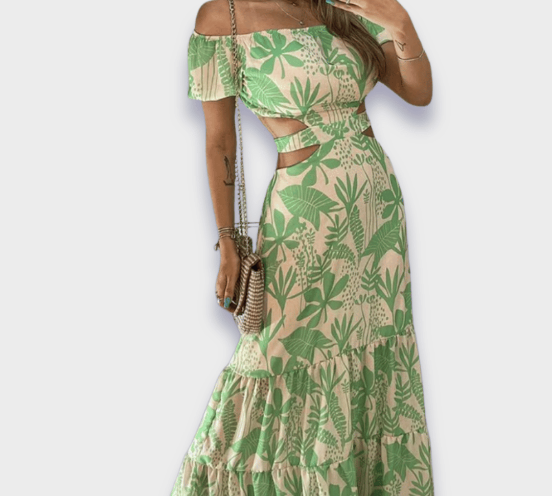 Profilna stilizirana haljina od luksuzne tkanine