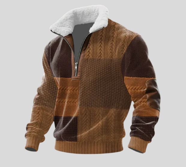 Stipe - Vunena Majica S Visokim Ovratnikom Od Flisa