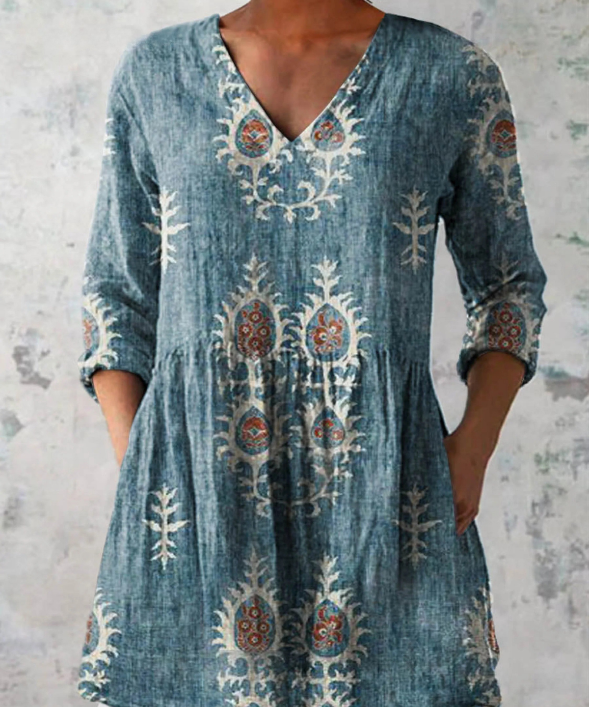 Maeve | Duga bluza s V-izrezom