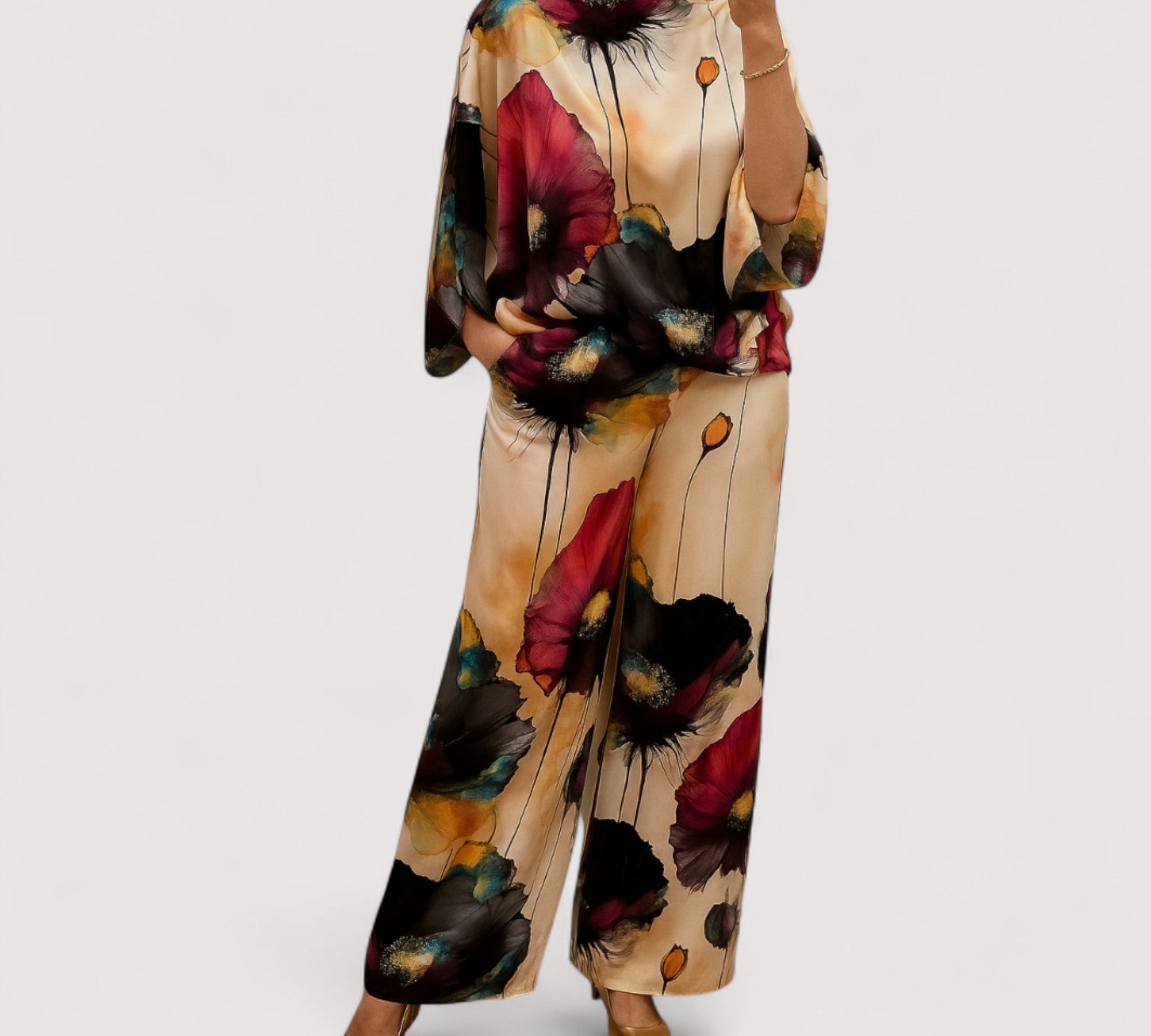 Enya™ | Dvodijelni satenski komplet