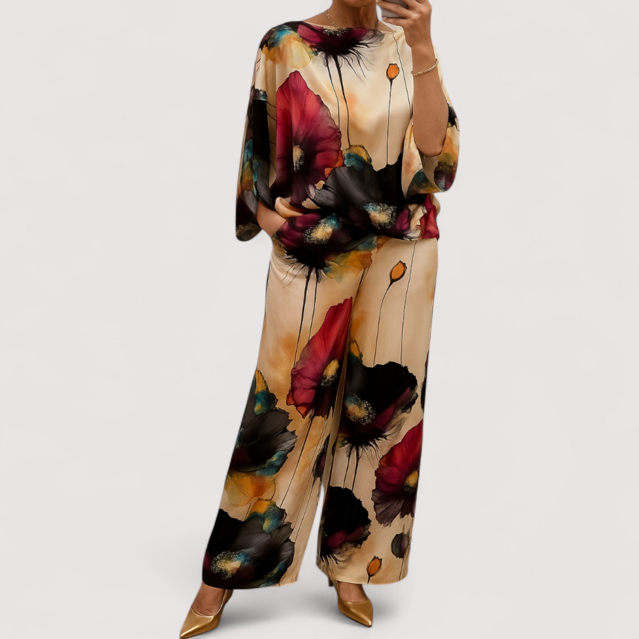 Enya™ | Dvodijelni satenski komplet