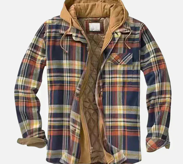 Savrani - Jakna od patchwork tkanine s karo uzorkom