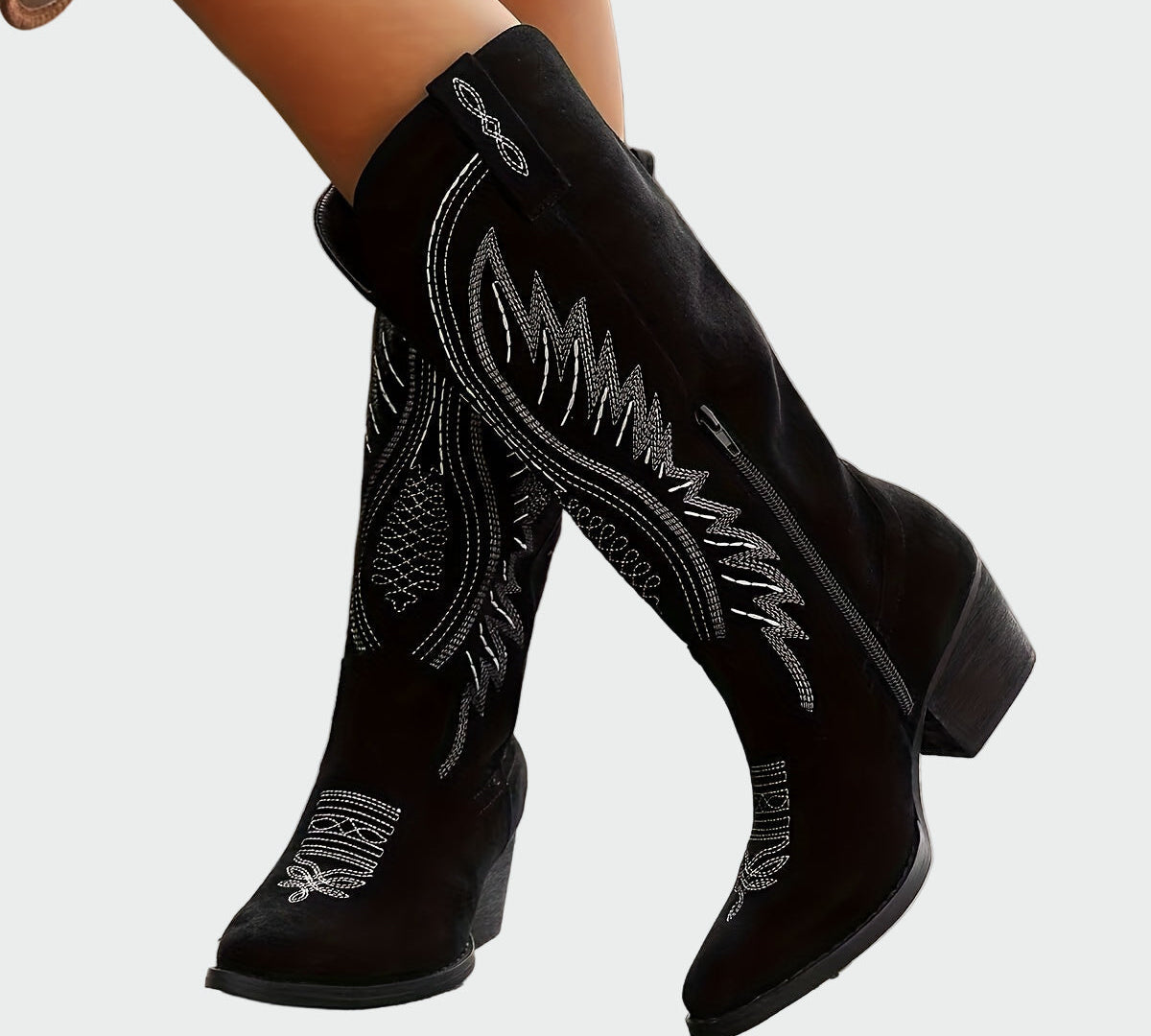 Marta - Stylish embroidered western boots