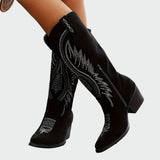 Marta - Stylish embroidered western boots