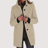 Amina™ | Klasični kaput od mješavine vune