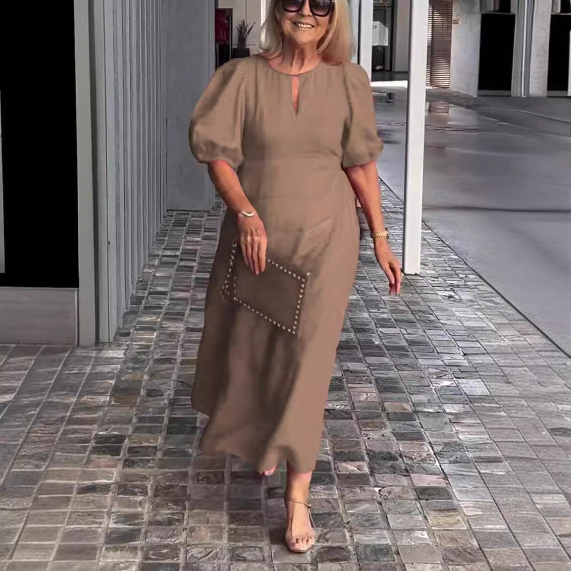 Juliana – Elegantna S puf rukavima Haljina
