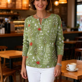 Sophie – Božićni Pulover S Gumbima