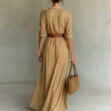 Catherine – Long Belted Maksi haljina