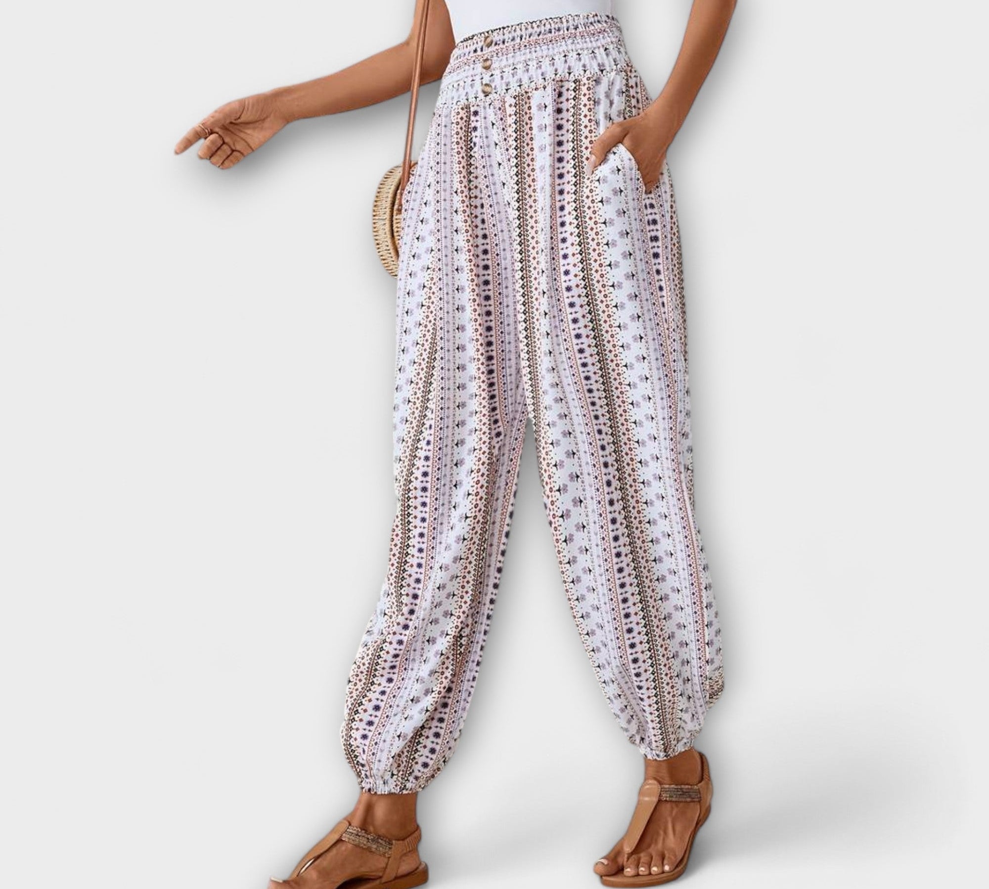 Lola - Hlače s etničkim uzorcima