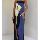 Joan | Obala-Chic Halter Maxi-Party Haljina