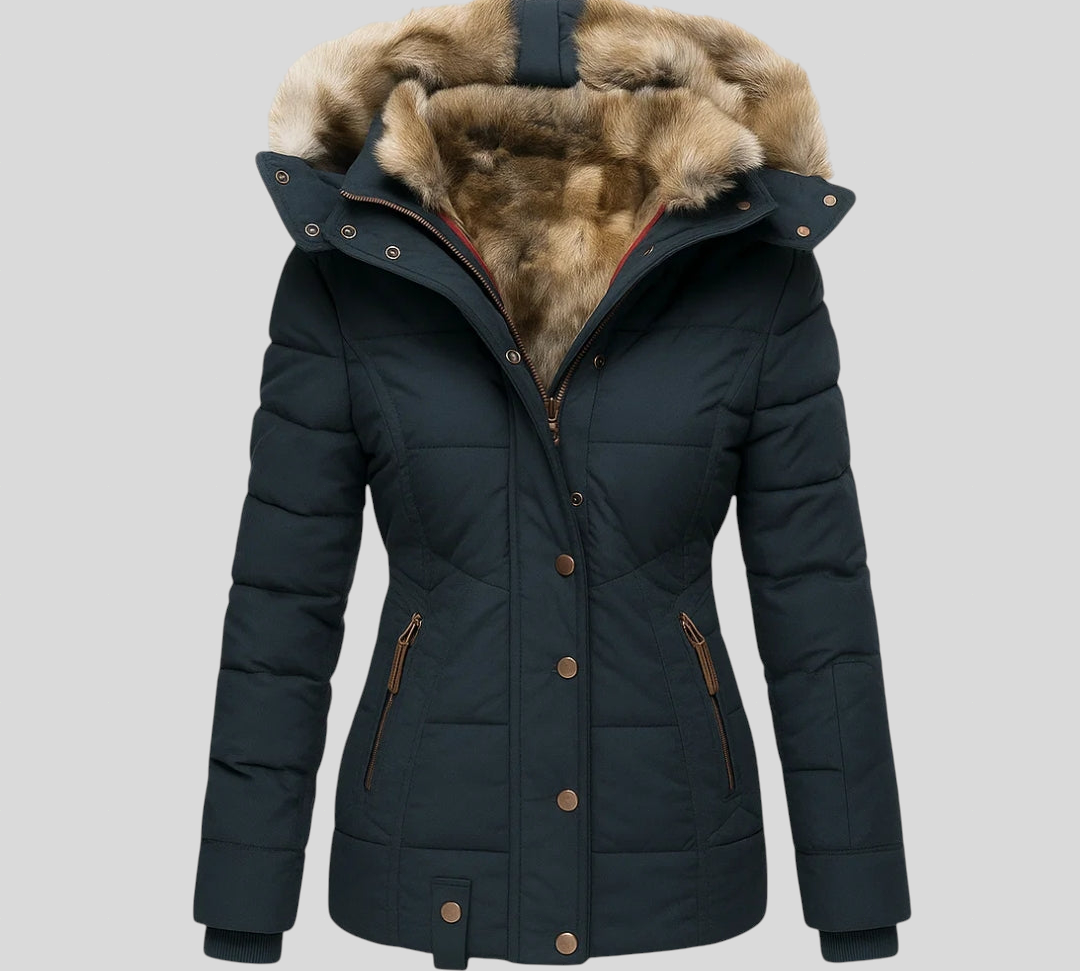 Anna - Zimski Kaput Podstavljen Krznom