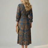 Lune | Natural Wrap Midi Haljina