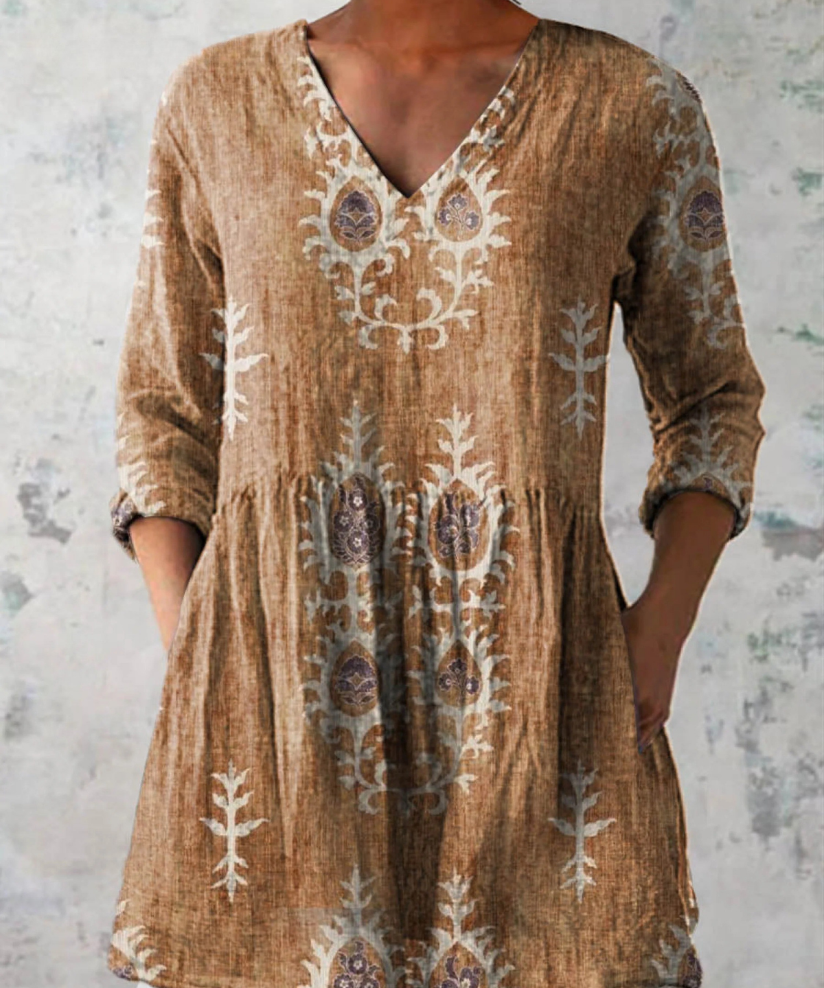 Maeve | Duga bluza s V-izrezom