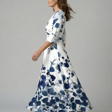 Celine | Midi haljina s preklopom