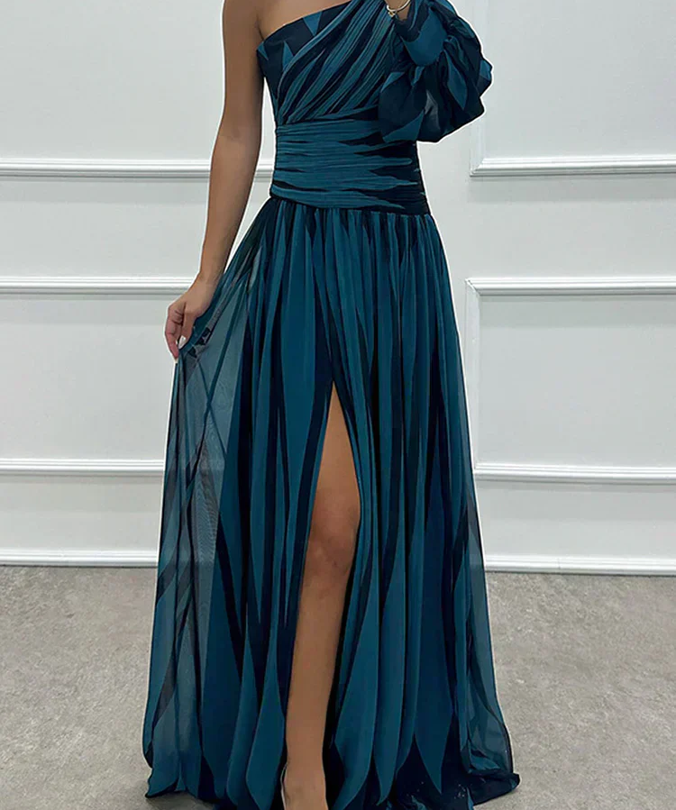 Fenna™ - Elegantna duga haljina s jednim ramenom