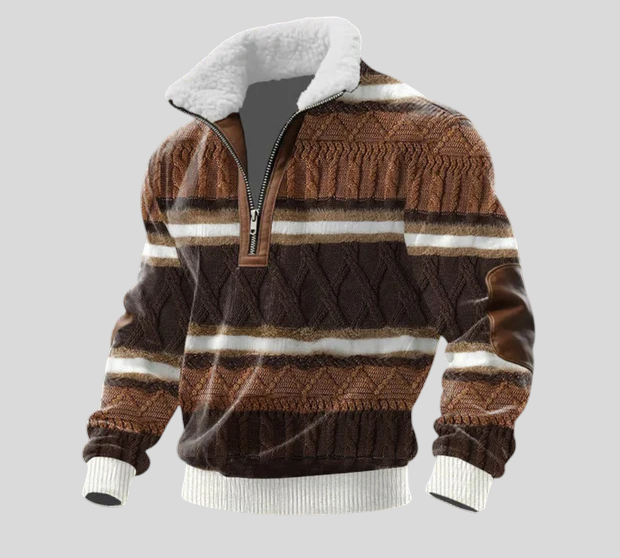 Stipe - Vunena Majica S Visokim Ovratnikom Od Flisa