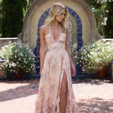 Alexa™ | The Scarlette haljina in Peach Tapestry