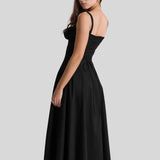 Carmen – Adjustable Lace-Up Corset Midi haljina