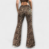 Camila - Hlače s leopard uzorkom