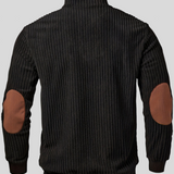 Kortez – Ležerni Pleteni Pulover s Poluzipom