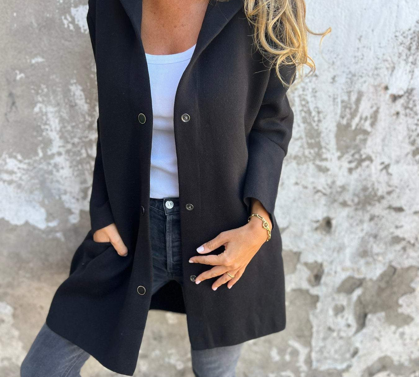 Lucija - Casual Cardigan s Kapuljačom