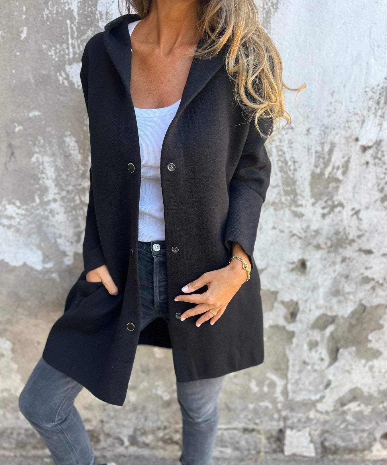 Lucija - Casual Cardigan s Kapuljačom