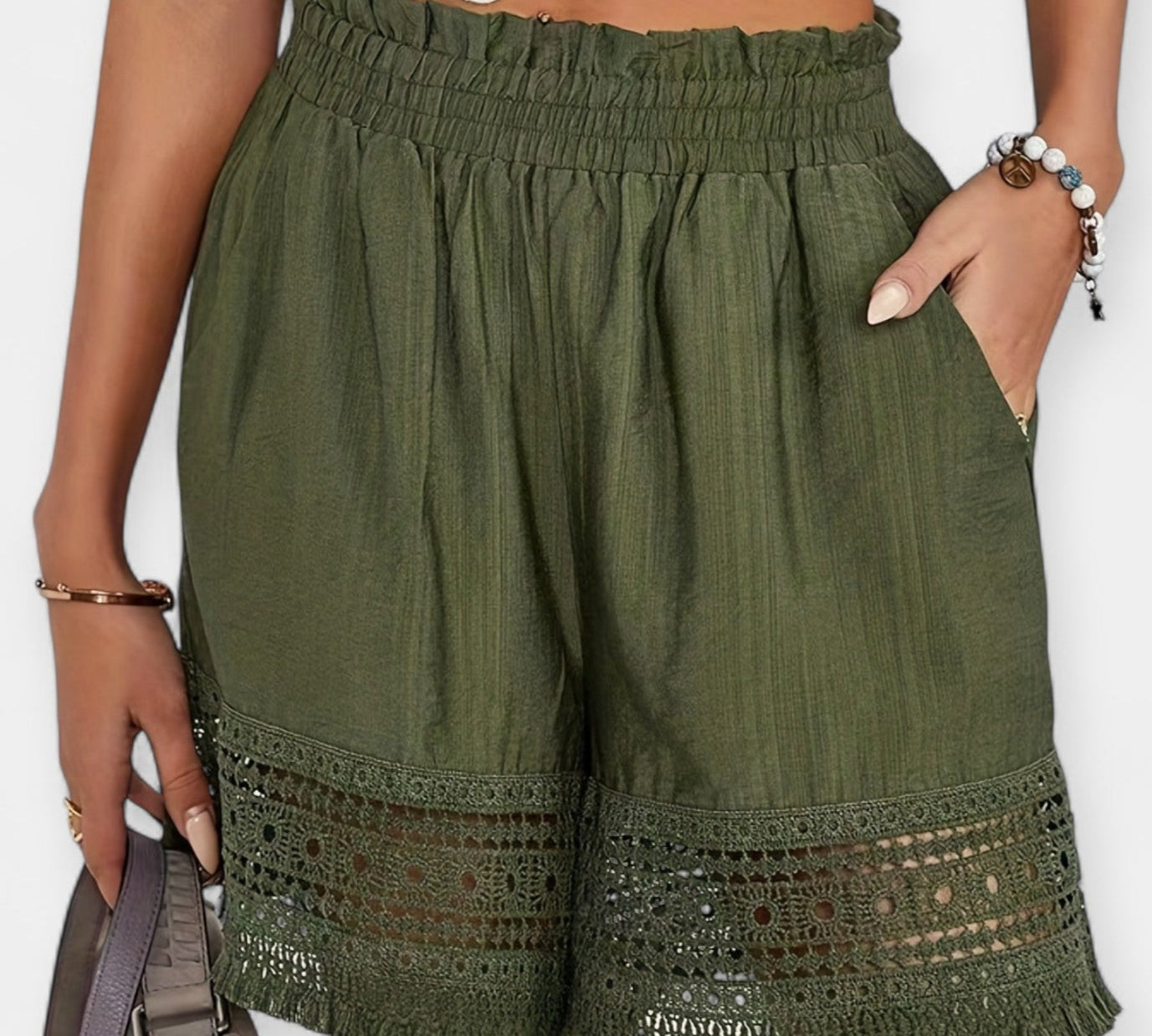 Čipkaste kratke hlače