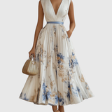 Siena™ | Elegantna plisirana maxi haljina