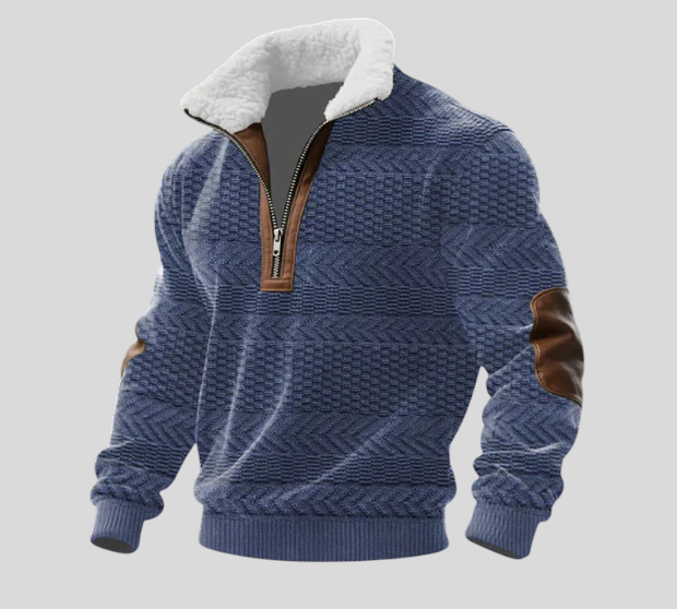 Stipe - Vunena Majica S Visokim Ovratnikom Od Flisa